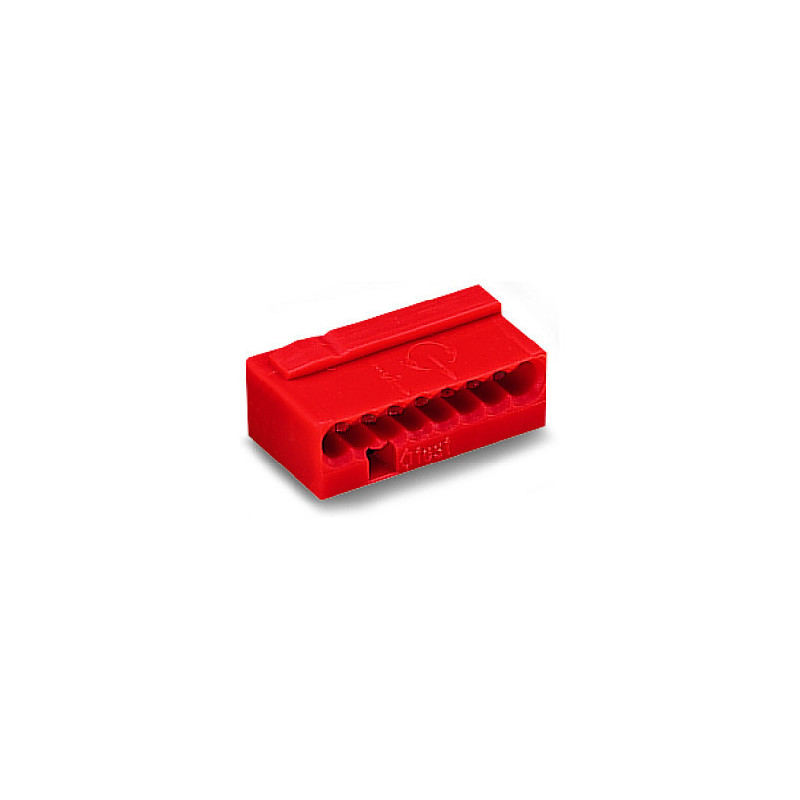 Wago Series 243- 8-Leiter-Micro-Klemme (50 pieces) red