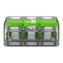 Wago Serie 221 – 3*4mm (50 Stück) Green Range Wago Serie 221 – 3*4mm (50 Stück) Green Range