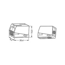 Wago Series 224 - 2*2,5mm (100 pieces)