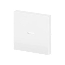 BUSCH JAEGER BJ 1789 N-84 Rocker switch. Studio white. Solo. Cover for switch/pushbutton.