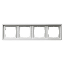 GIRA 0214112 Frame 4f pure white surface switch