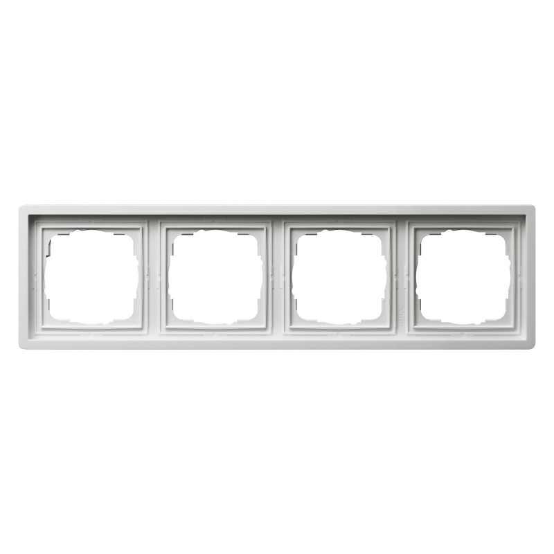 GIRA 0214112 Frame 4f pure white surface switch
