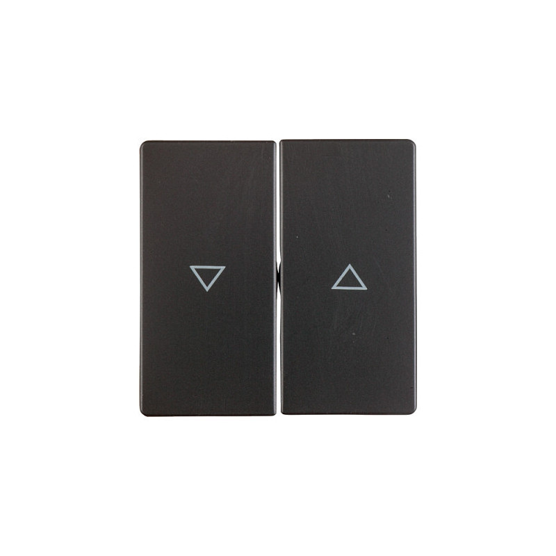 Berker 16256086 Rocker switch with printed arrow symbol Q.1 / Q.3 anthracite