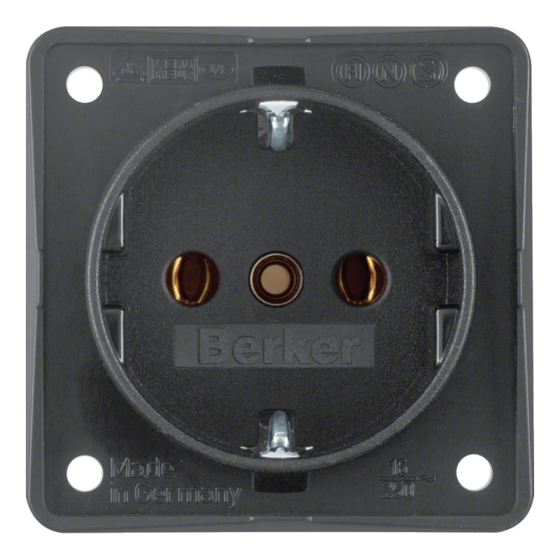 Berker 0941 85 25 05 Schuko-Steckdose antrazitas B.MOBIL