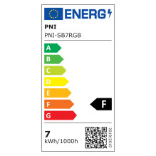 PNI SmartHome SM7RGBW LED light bulb E27 7W adjustable RGBW light, programmable WiFi, internet control, Tuya Smart App, PNI SmartHome SM7RGBW LED light bulb E27 7W adjustable RGBW light, programmable WiFi, internet control, Tuya Smart App,