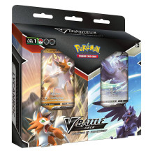 Kolekcionuojamos Kortelės - Pokémon TCG: V Battle Deck Lycanroc Vs. Corviknight 2 Decks