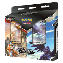 Kolekcionuojamos Kortelės - Pokémon TCG: V Battle Deck Lycanroc Vs. Corviknight 2 Decks