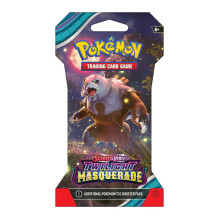 Kolekcionuojamos Kortelės - Pokémon Scarlet &amp; Violet: Twilight Masquerade Sleeved Booster Pack 10 Pcs