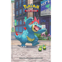 Kolekcionuojamos Kortelės - Pokémon TCG Lumiose City Mini Tin Feraligatr, 2 Booster Packs, Sticker Sheet
