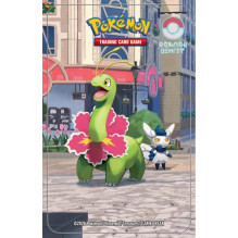 Kolekcionuojamos Kortelės - Pokémon TCG Lumiose City Mini Tin Meganium Su 2 Booster Pakeliais, Lipduko Lapu, Kodo Kortel