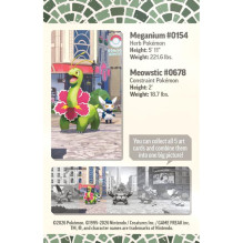Kolekcionuojamos Kortelės - Pokémon TCG Lumiose City Mini Tin Meganium Su 2 Booster Pakeliais, Lipduko Lapu, Kodo Kortel
