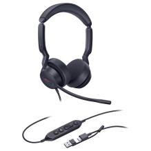 Yealink Ausinės UH44 Dvigubos komandos USB-C / A Yealink Ausinės UH44 Dvigubos komandos USB-C / A