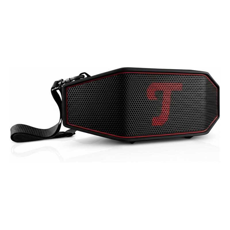 Teufel ROCKSTER CROSS 2 stereo Bluetooth kolonėlė belaidė, juoda, raudona