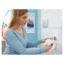 tesa MOON silver toilet paper holder tesa MOON silver toilet paper holder