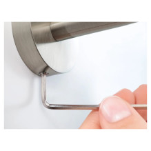 tesa MOON silver toilet paper holder tesa MOON silver toilet paper holder