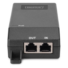 DIGITUS Gigabit Ethernet PoE injektorius 802.3at 30W juodas DIGITUS Gigabit Ethernet PoE injektorius 802.3at 30W juodas
