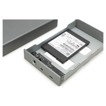 DIGITUS USB 3.0 3,5 colio SATA aliuminio kietojo disko korpusas