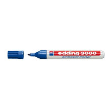 Writing Instrument - Edding 3000 Marker Permanent Fine Tip Blue Writing Instrument - Edding 3000 Marker Permanent Fine Tip Blue