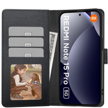 Dėklas Tech-Protect Wallet Xiaomi Redmi Note 15 Pro 5G juodas Dėklas Tech-Protect Wallet Xiaomi Redmi Note 15 Pro 5G juodas