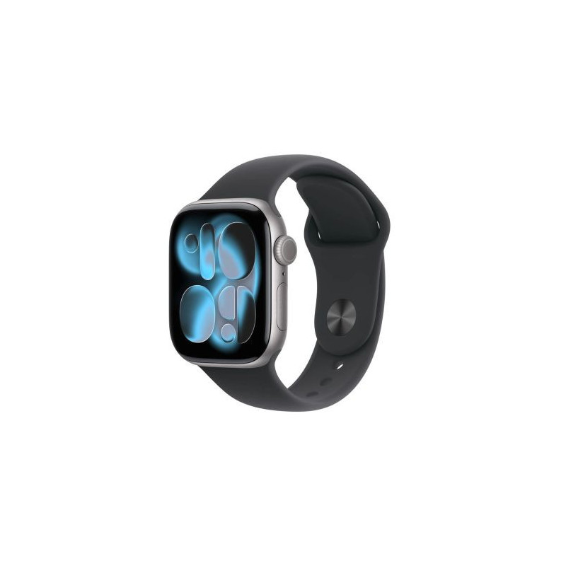 Apple Watch Series 11 (2025) GPS 42mm Space Gray Alu Case, Black Sport Band S / M EU MEQW4