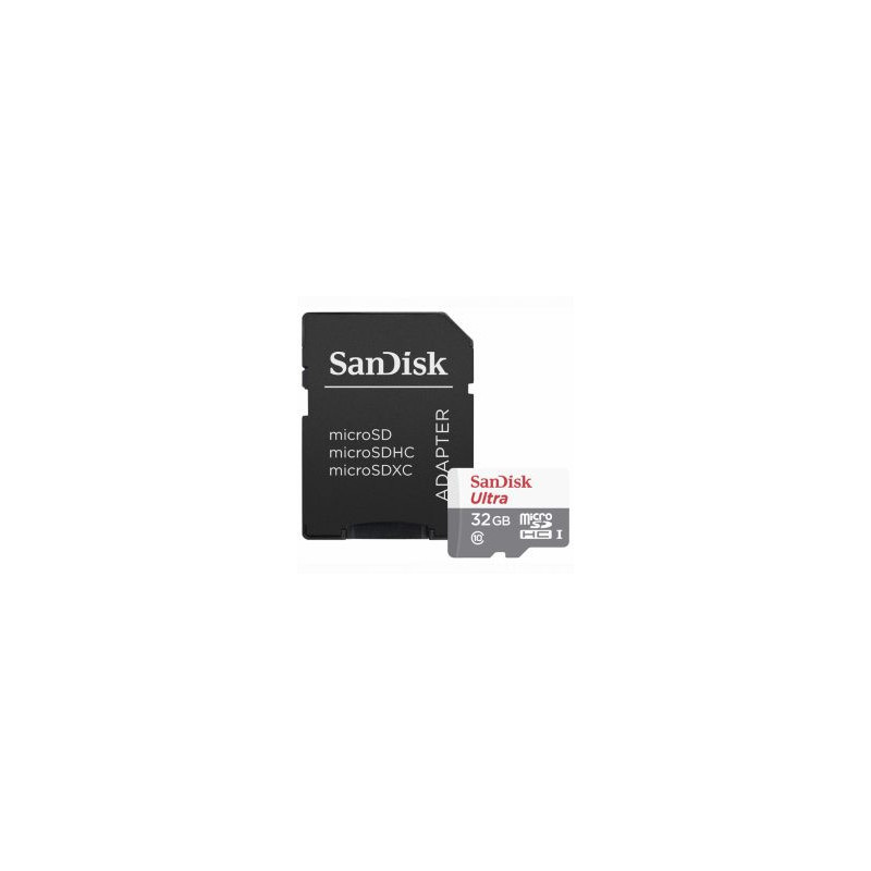Sandisk Ultra microSDHC 32GB + Adapter