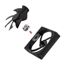 120 mm NZXT F serijos F120P ventiliatorius, juodas RF-P12SF-B2