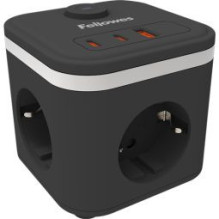 Pagarinātājs Fellowes Power Cube Black 2m