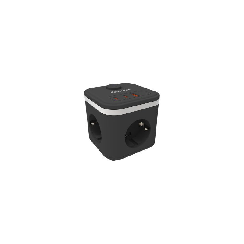 Pagarinātājs Fellowes Power Cube Black 2m