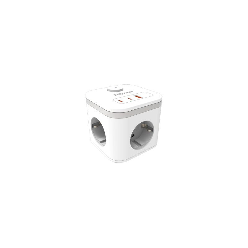 Pagarinātājs Fellowes Power Cube White 2m