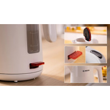 Bosch TWK2M161 elektrinis virdulys 1,7 l 2400 W baltas Bosch TWK2M161 elektrinis virdulys 1,7 l 2400 W baltas