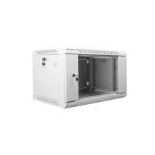 Wall-Mounted Rack 19 inches 6U 600X450mm grey