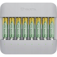 Charger Varta Eco* Charger Multi Recycled + 8 x 2100 mAh AA 57682 101 121
