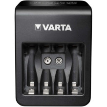 Varta LCD Plug Charger+ (Black, Lädt AA, AAA, 9V und ein USB-Gerät) Varta LCD Plug Charger+ (Black, Lädt AA, AAA, 9V und ein USB-Gerät)