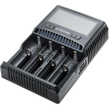 Nitecore NC-SC4 SC4 4 angų profesionalus įkroviklis Li-Ion, NiMH, NiCd akumuliatoriams