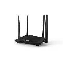 Belaidis Maršrutizatorius - Tenda AC10 Gigabit Dual-band 2.4GHz / 5GHz su 4 Antenomis ir 3 LAN Prievadais Juodas