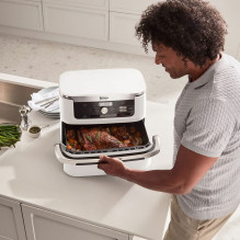 Hot Air Fryer - Ninja AF500EUWH 10.4L 2470W Silver / White