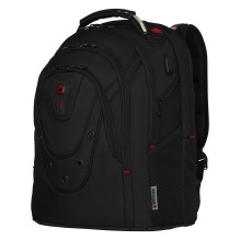 WENGER Ibex Ballistic Deluxe 35.56cm 14inch-40.64cm 16inch Laptop Backpack Black WENGER Ibex Ballistic Deluxe 35.56cm 14inch-40.64cm 16inch Laptop Backpack Black