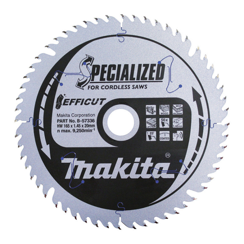 Makita B-57336 EFFICUT Saw Blade 165x20x56T
