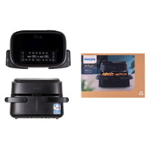Philips 1000 series NA150 / 00 fryer Double 7.1 L 2450 W Hot air fryer Black Philips 1000 series NA150 / 00 fryer Double 7.1 L 2450 W Hot air fryer Black