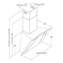 Akpo WK-4 Cetias Eco 60 Wall-mounted Black Akpo WK-4 Cetias Eco 60 Wall-mounted Black