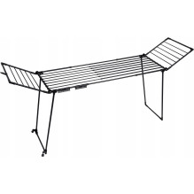 PROMIS MONZA clothes dryer, extendable + 2 wings, large, black PROMIS MONZA clothes dryer, extendable + 2 wings, large, black