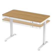 ACTIVEJET desk with electric height adjustment 120x60 ET119S white / oak ACTIVEJET desk with electric height adjustment 120x60 ET119S white / oak