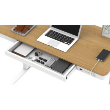 ACTIVEJET desk with electric height adjustment 120x60 ET119S white / oak ACTIVEJET desk with electric height adjustment 120x60 ET119S white / oak