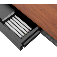 ACTIVEJET desk with electric height adjustment 120x60 ET119S black / walnut