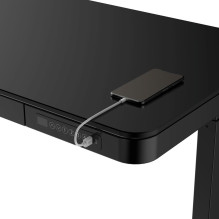 ACTIVEJET desk with electric height adjustment 120x60 ET119S black