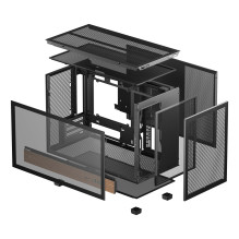 DeepCool CH260 WOOD Micro Tower Black, Wood DeepCool CH260 WOOD Micro Tower Black, Wood