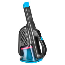 „Black Decker BHHV320J“ rankinis dulkių siurblys, mėlynas, titano spalvos, be maišelio „Black Decker BHHV320J“ rankinis dulkių siurblys, mėlynas, titano spalvos, be maišelio