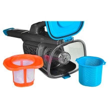 „Black Decker BHHV320J“ rankinis dulkių siurblys, mėlynas, titano spalvos, be maišelio „Black Decker BHHV320J“ rankinis dulkių siurblys, mėlynas, titano spalvos, be maišelio