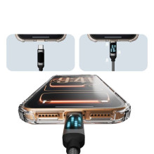 X-ONE FlowLink Running LED data cable - type C to C - 5A max 100W 1,2m black
