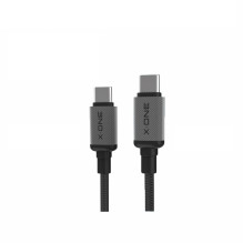 X-ONE TitanFlex data cable - type C to C - 5A max 240W 1,2 m black X-ONE TitanFlex data cable - type C to C - 5A max 240W 1,2 m black